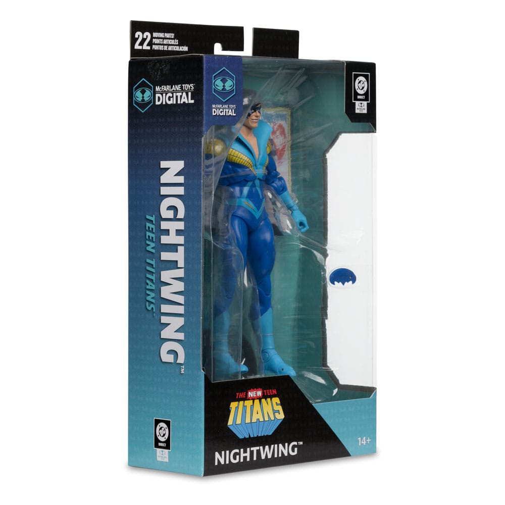 DC Direct McFarlane Toys Digital Action Figure Nightwing (Teen Titans) 18 cm